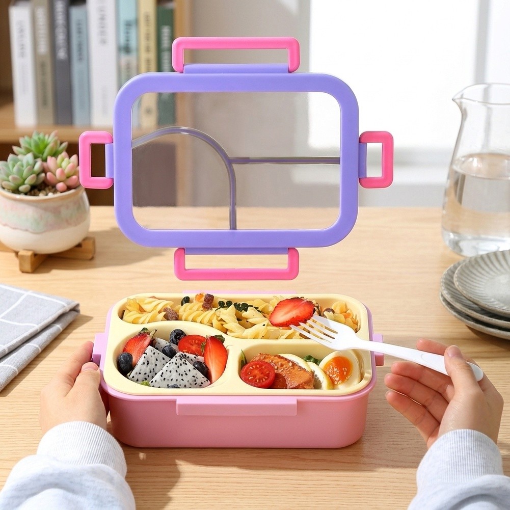 Meal Prep Recipes - Stainless Steel Bento/Box 3 Compartment Leak-Proof