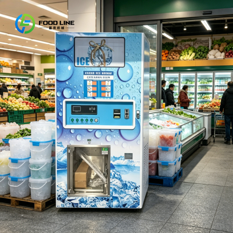 Meal Prep Vending Machine - Customized Smart Ice Refill Vending Machine