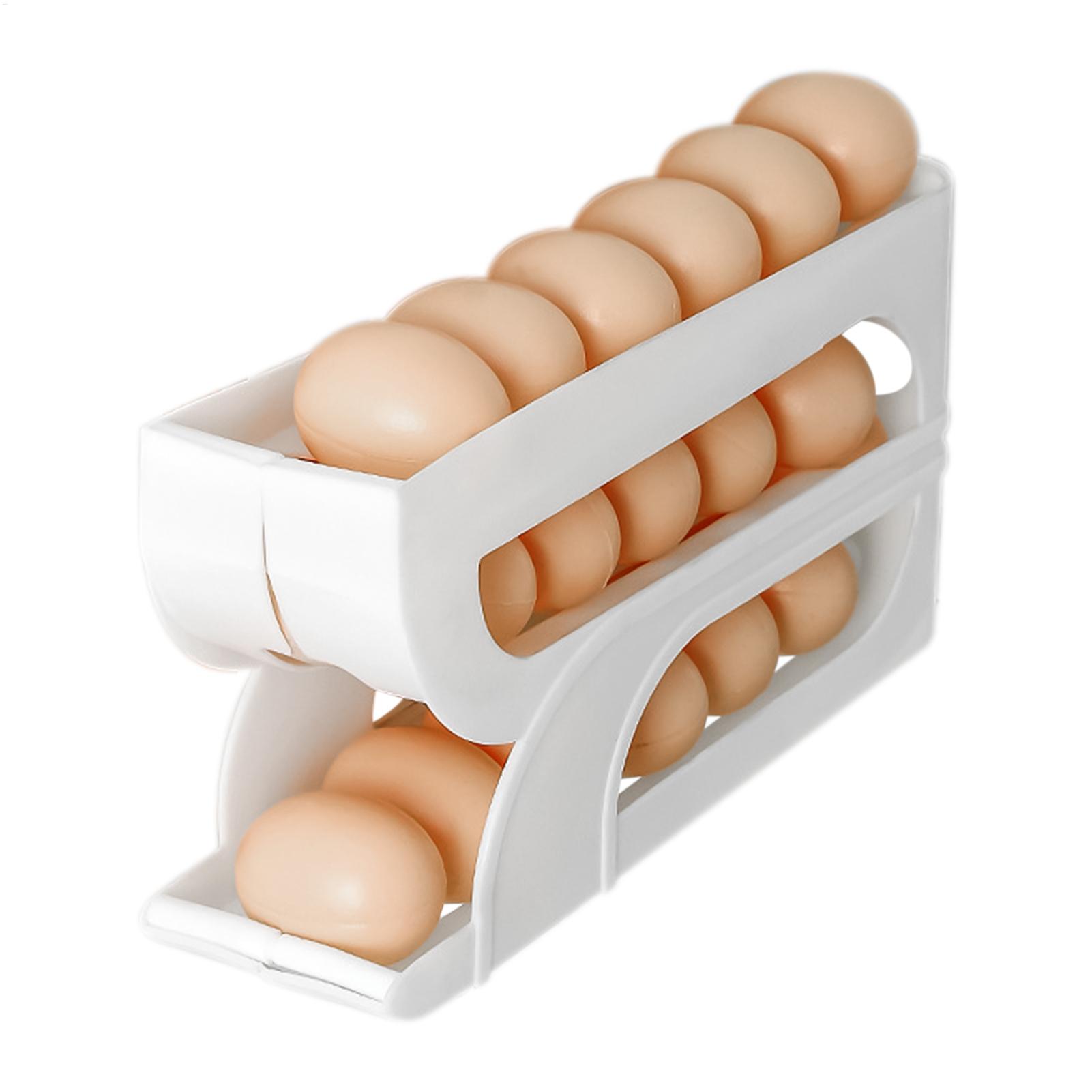 Meal Prep Recipes - Egg Dispenser for Refrigerator 3 Tiers