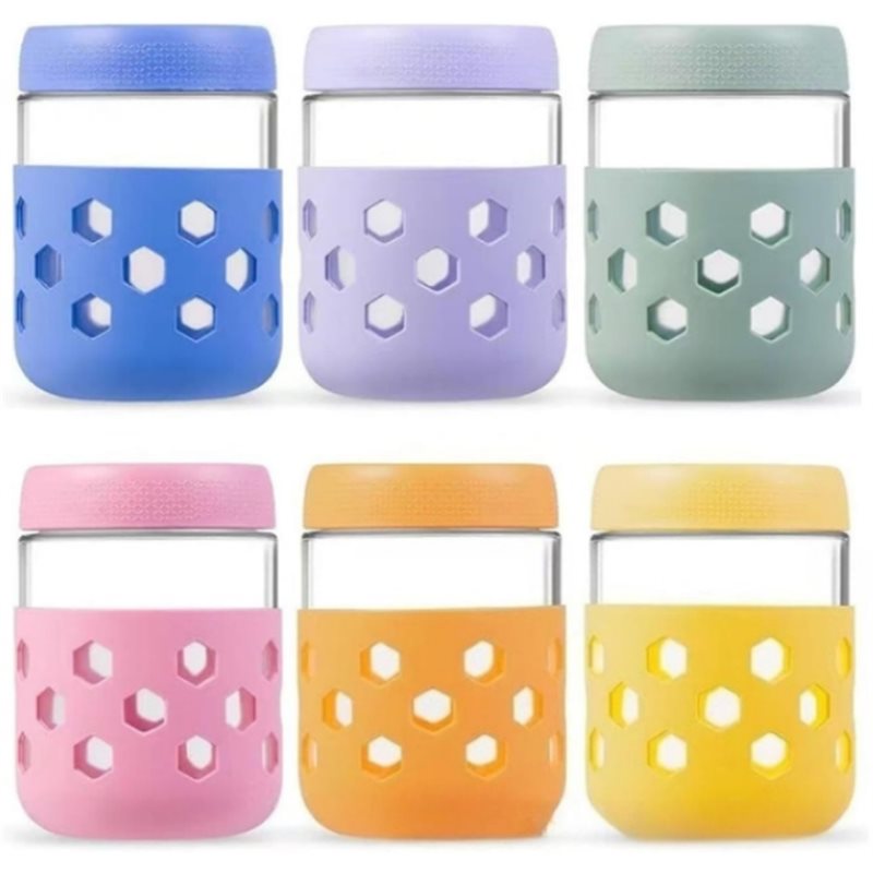 Meal Prep Oatmeal Jars - ABMR-1Set Overnight Oatmeal Jars (With Lid