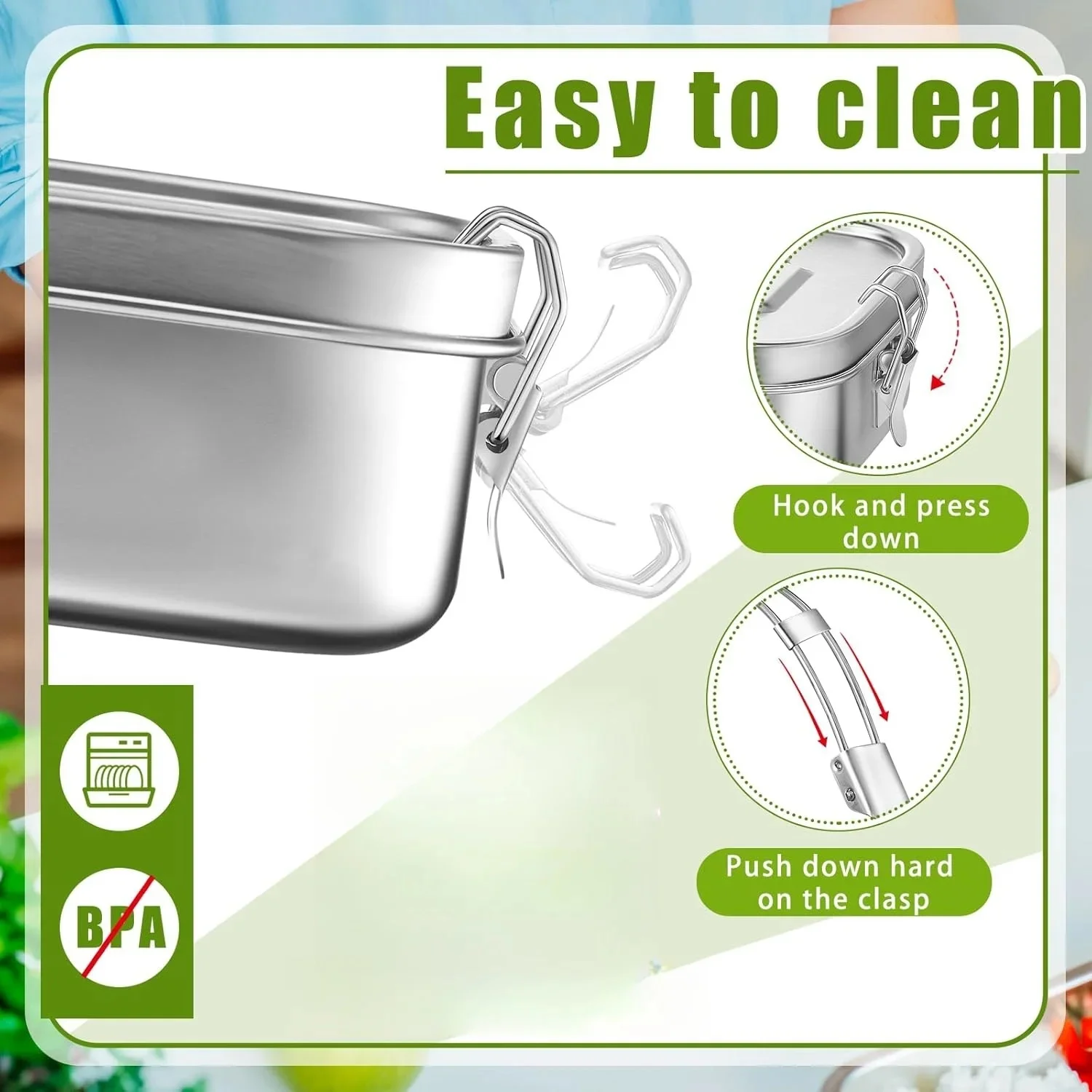 Stainless Steel Lunch Box for  - Meal Prep Recipes 评论和价格
