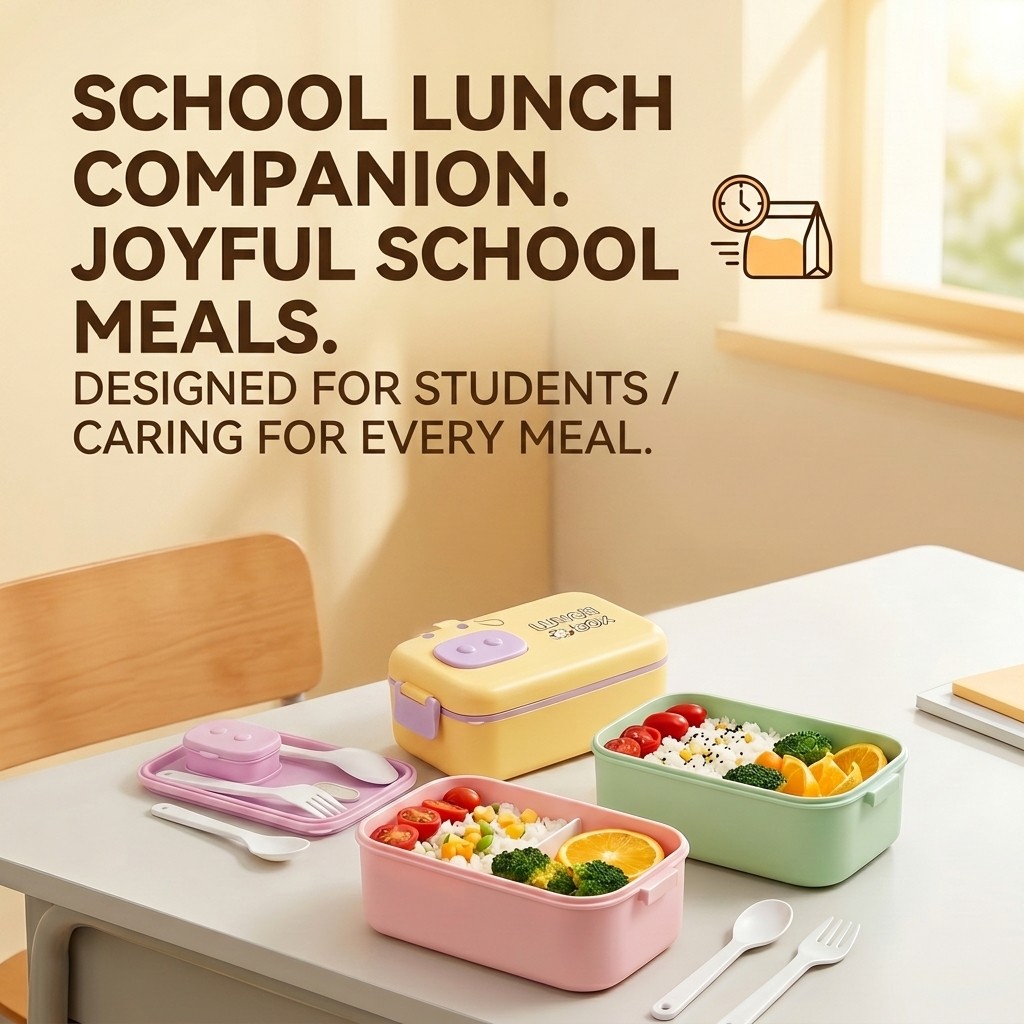 Kids Bento Lunch Box Microwava - Meal Prep Or Prep Meal 评论和价格