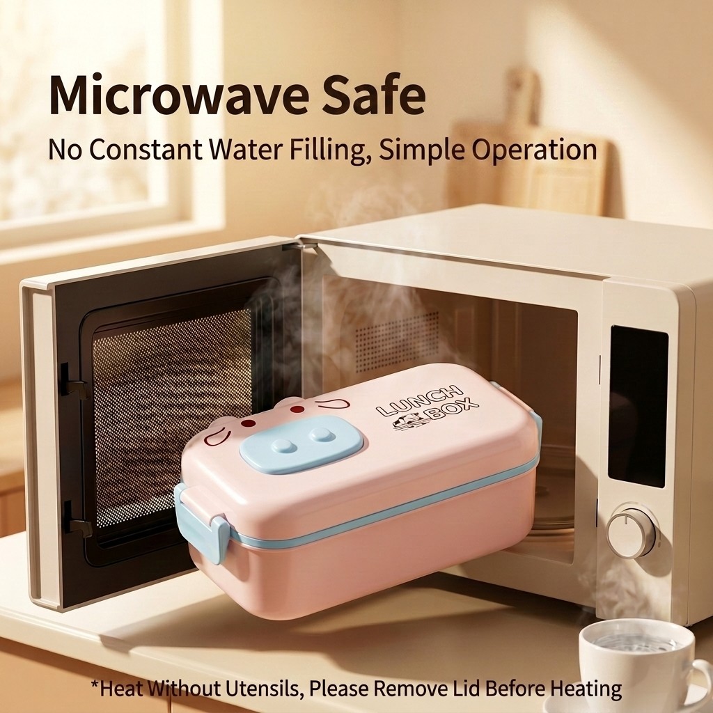 Kids Bento Lunch Box Microwava - Meal Prep Or Prep Meal 评论和价格