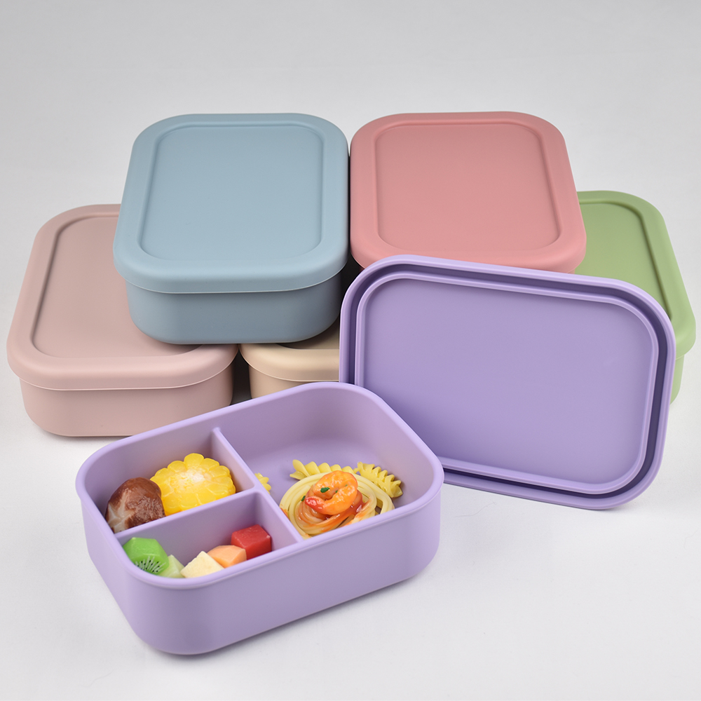 3-Compartment Food Grade Silic - Meal Prep Recipes 评论和价格