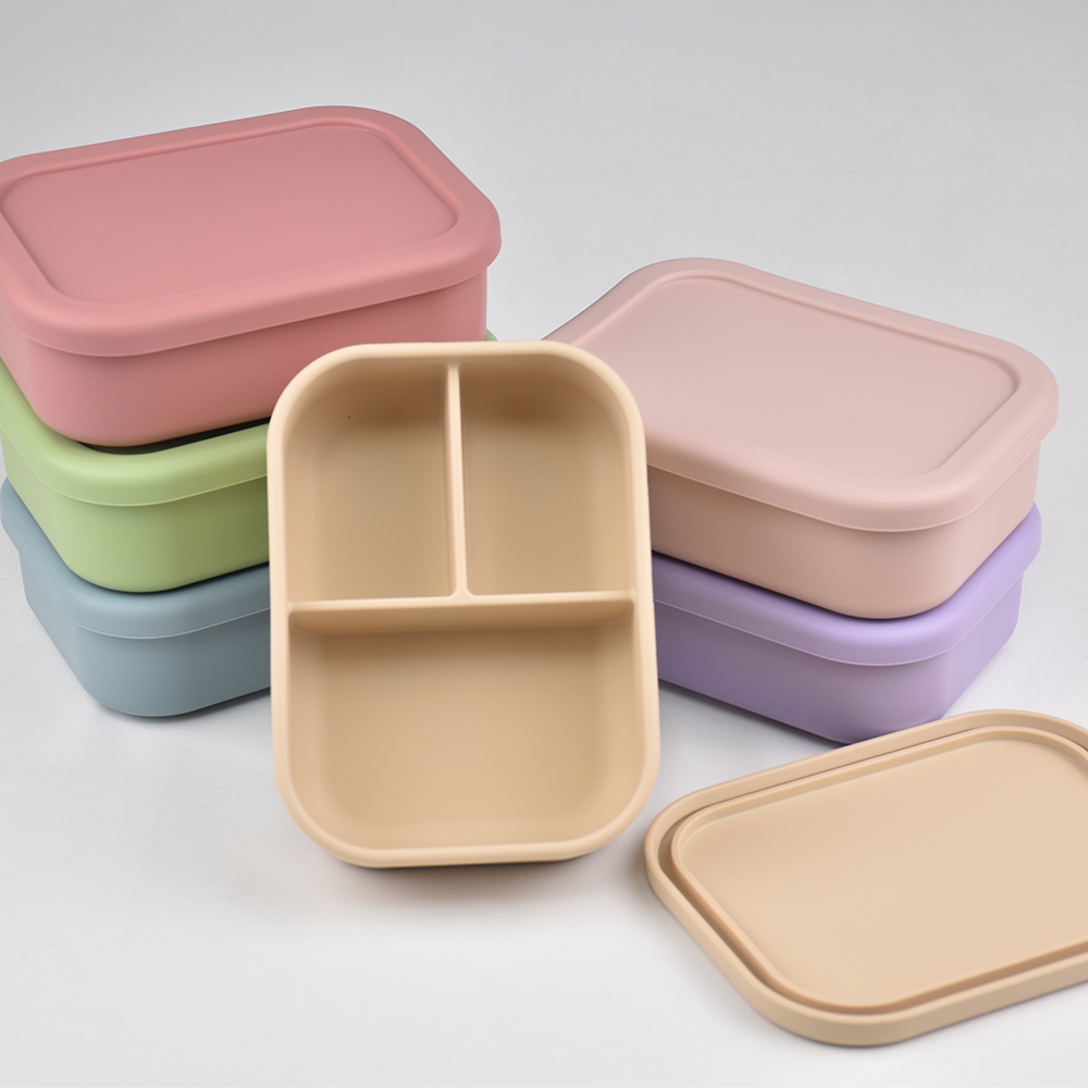 3-Compartment Food Grade Silic - Meal Prep Recipes 评论和价格