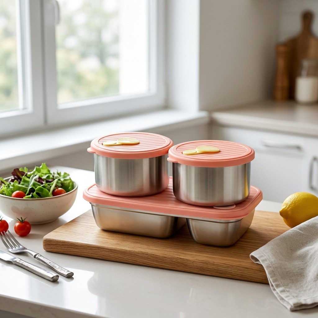 Microwave Safe 304 Stainless S - Meal Prep Recipes 评论和价格