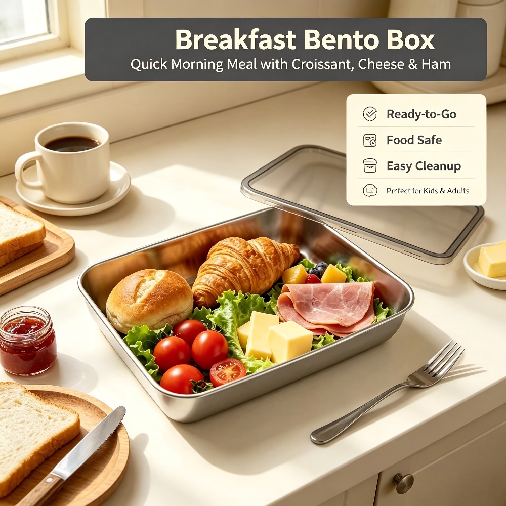 6pcs Stainless Steel Food Stor - Meal Prep Recipes 评论和价格