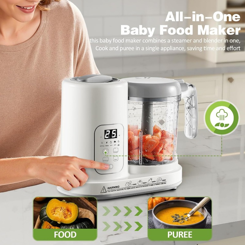 Baby Food Maker Steamer Blende - Meal Prep Youtube 评论和价格