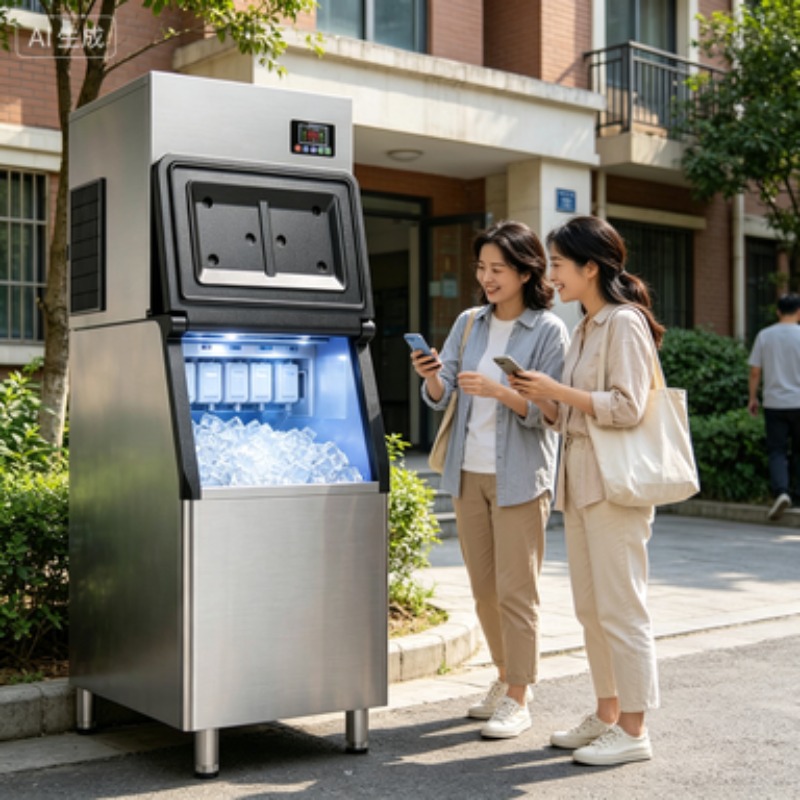 400kg Commercial Ice Machine C - Meal Prep Vending Machine 评论和价格