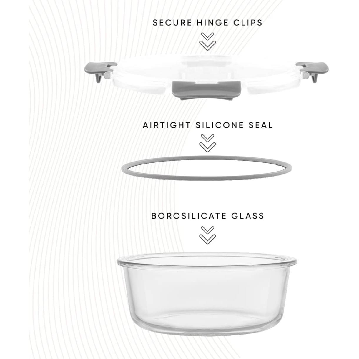 24pc Borosilicate Glass Storag - Meal Prep Kit 评论和价格