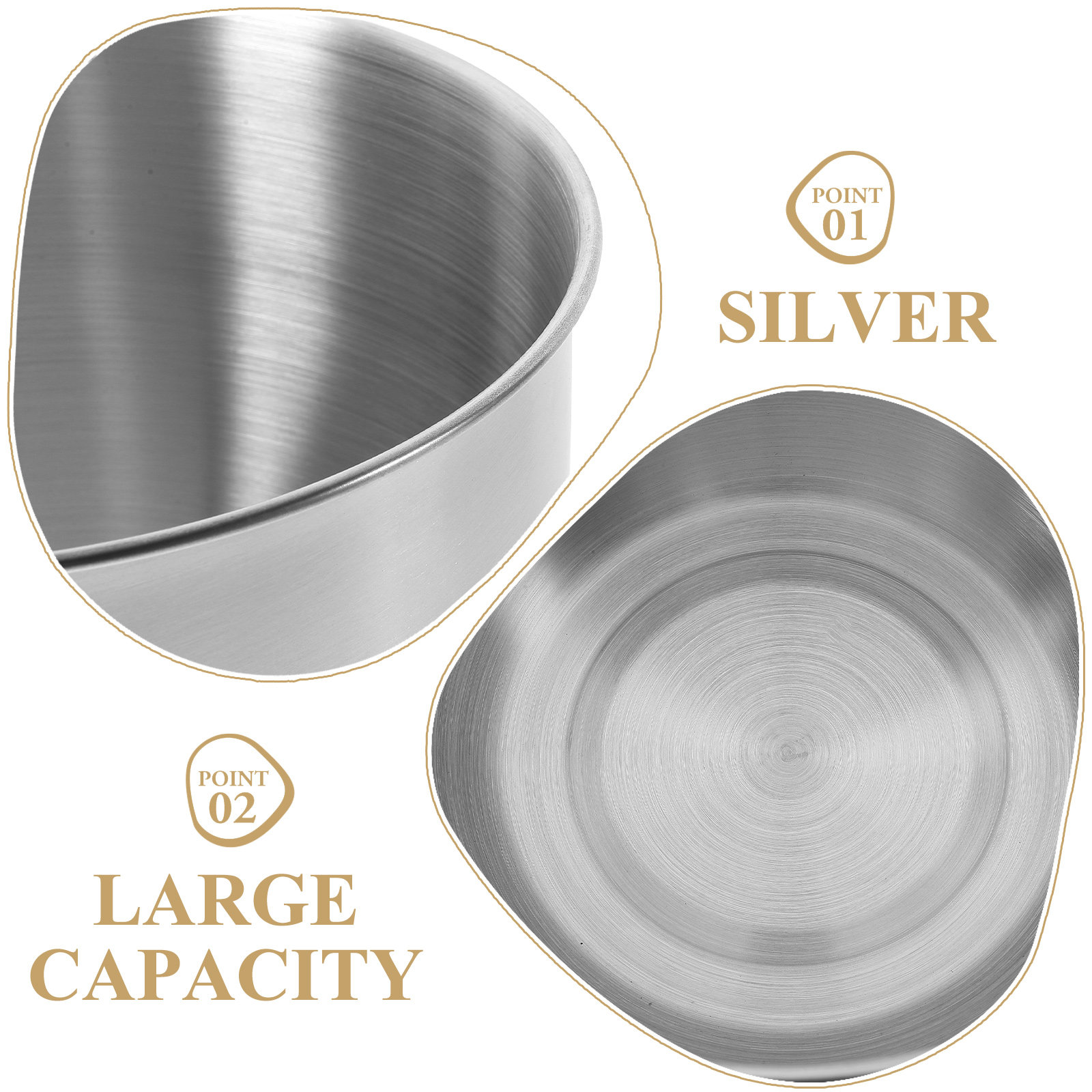 Deep Stainless Steel Mixing Bo - Meal Prep Kitchen 评论和价格