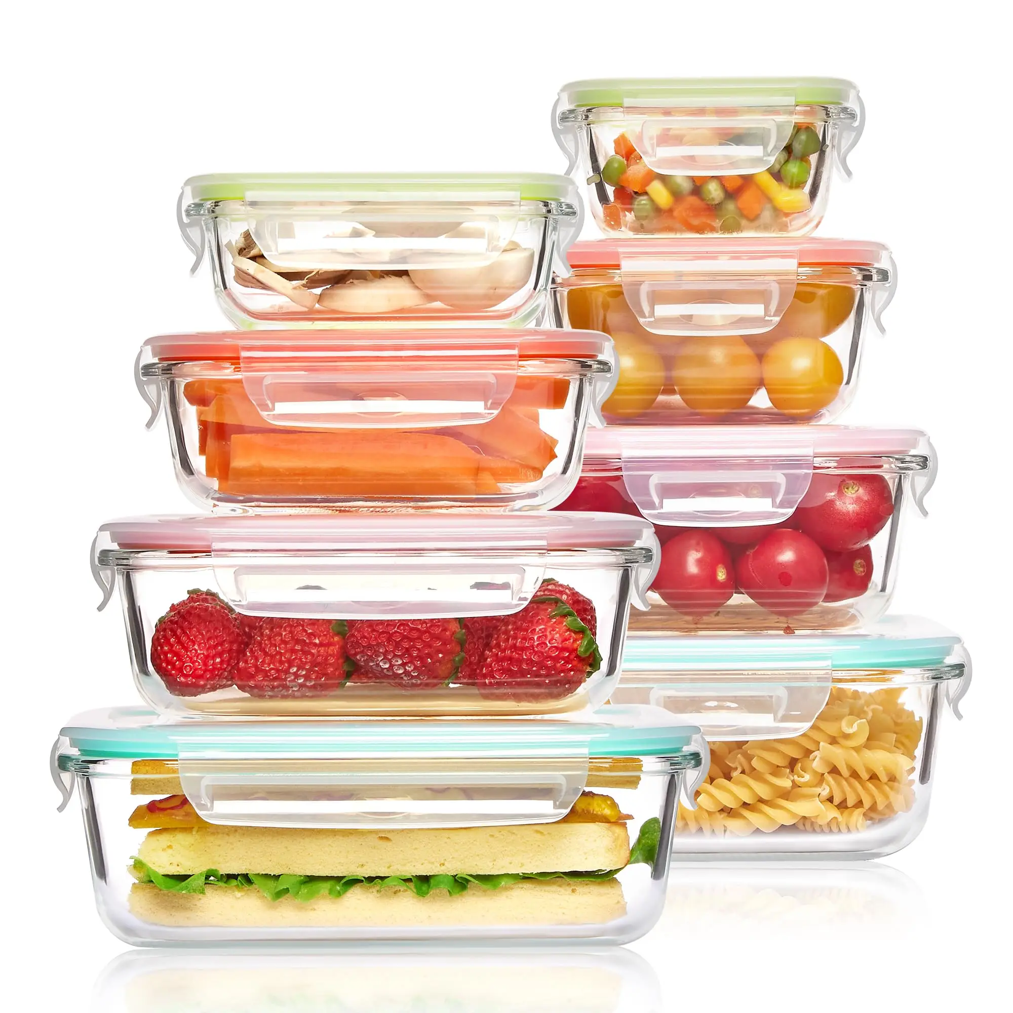 Glass Lunch Box Food Storage C - Meal Prep Recipes 评论和价格