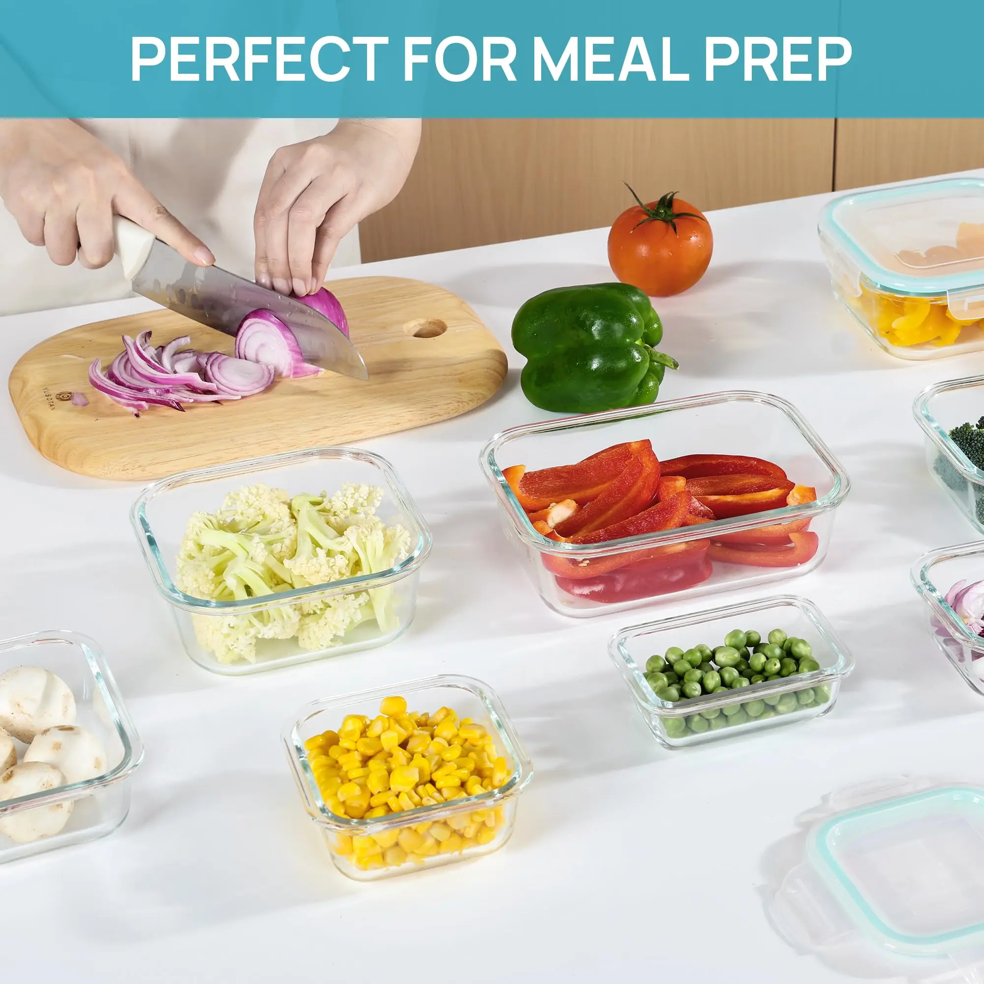 Glass Lunch Box Food Storage C - Meal Prep Recipes 评论和价格