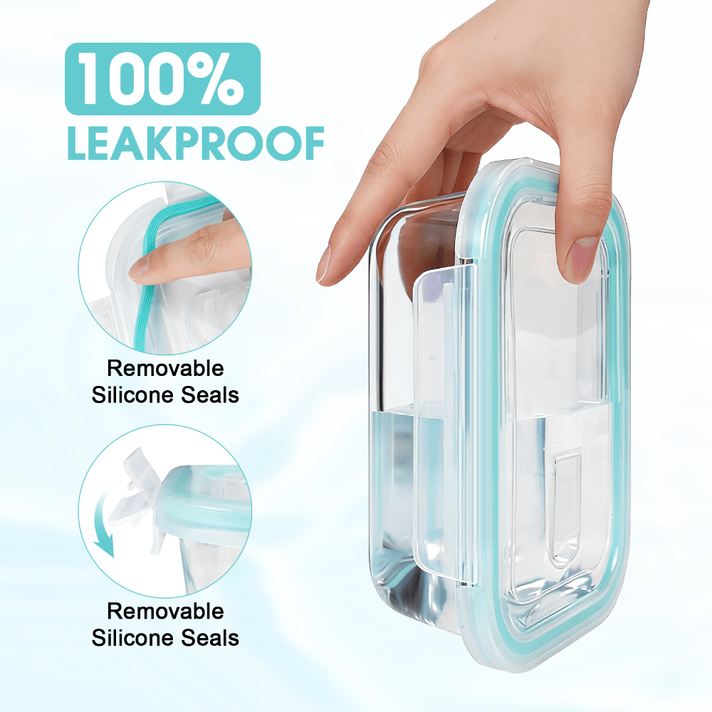 24 Pcs Glass Food Storage Cont - Meal Prep Kit 评论和价格