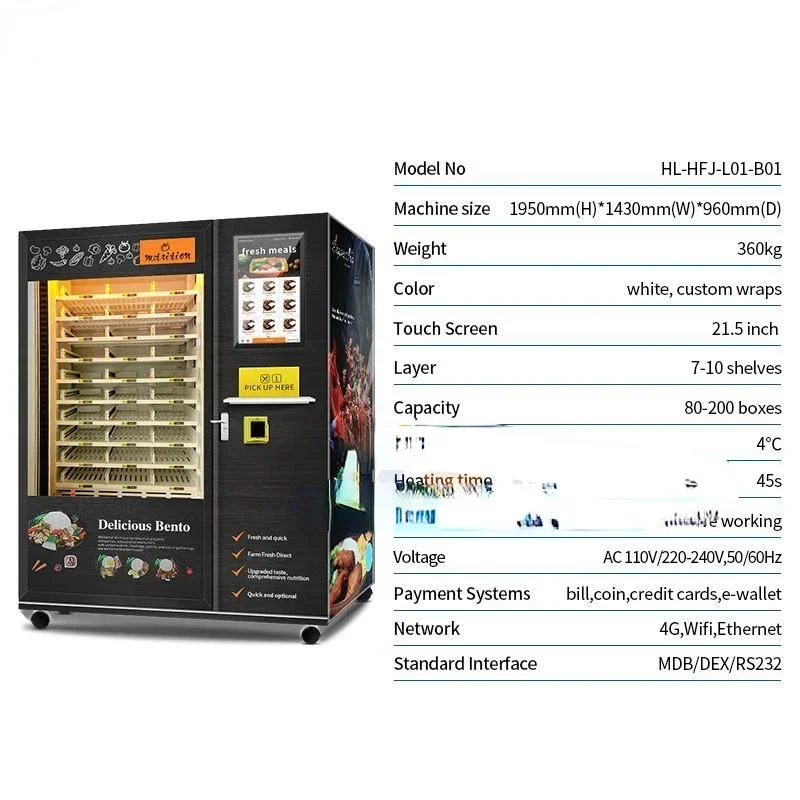 Hot Sale Prepared Meals Kitche - Meal Prep Vending Machine 评论和价格